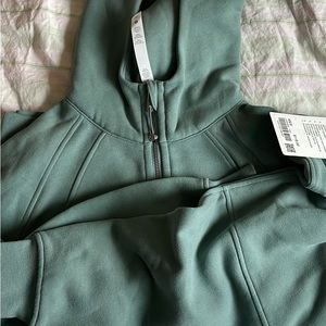 NWT Lululemon Half-Zip OS Scuba (Tidewater Teal)